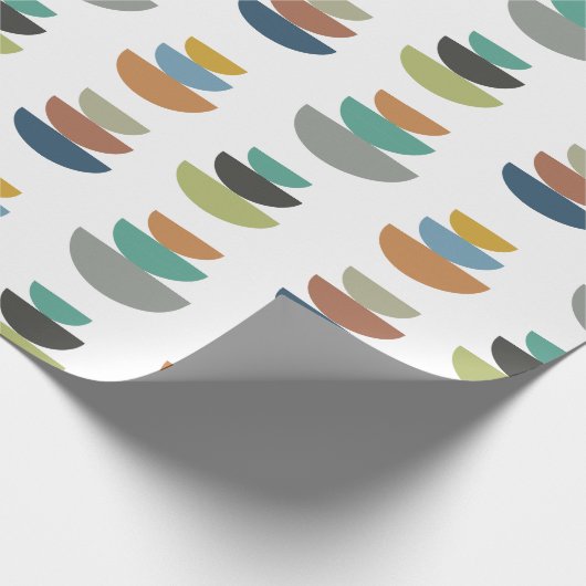 Middeleeuws modern minimalisme cadeaupapier (Hoek)