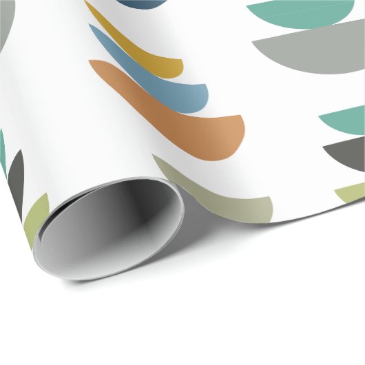 Middeleeuws modern minimalisme cadeaupapier (Rol Hoek)