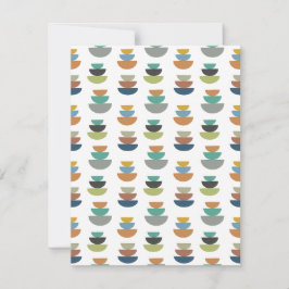 Middeleeuws modern minimalisme notitiekaartje