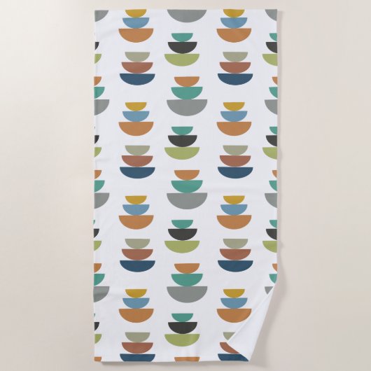 Middeleeuws modern minimalisme strandlaken (Voorkant)