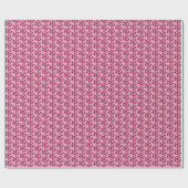 Middeleeuws modern retro abstract roze motief cadeaupapier (Vlak)