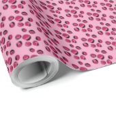 Middeleeuws modern retro abstract roze motief cadeaupapier (Rol Hoek)