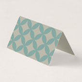 Middeleeuws modern retro tiny bedankje Kaarten (Achterkant)