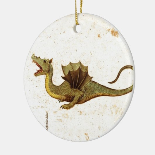  middeleeuws ontwerp van de draak keramisch ornament (Links)