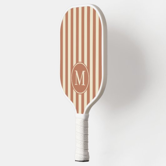 Middeleeuws polo striping Bord Roos Monogram Pickleball Paddle (Links)