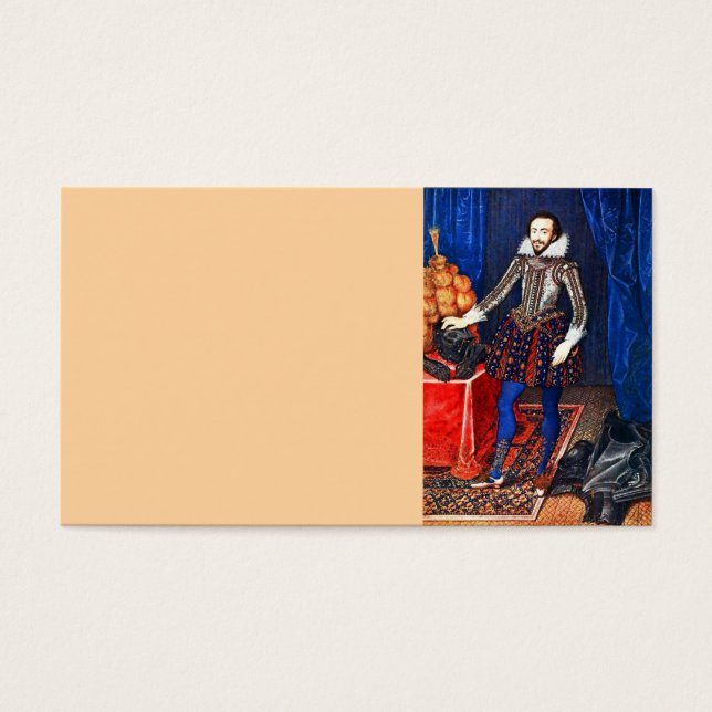 Middeleeuws Portret Visitekaartjes (Voorkant)