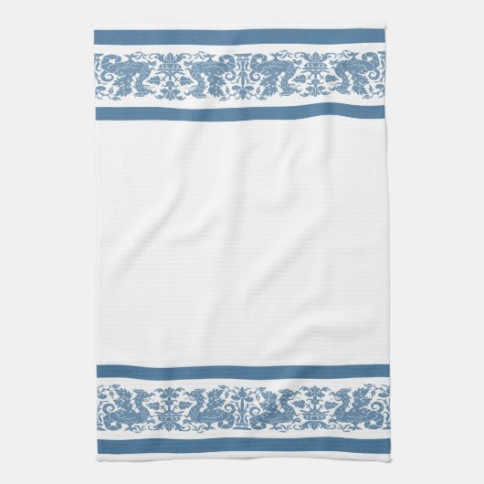 Middeleeuws/Renaissance Wyverns Keukenhanddoek (Verticaal)