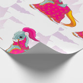 Middeleeuws Ridder Paard in Armour Fantasy Cadeaupapier