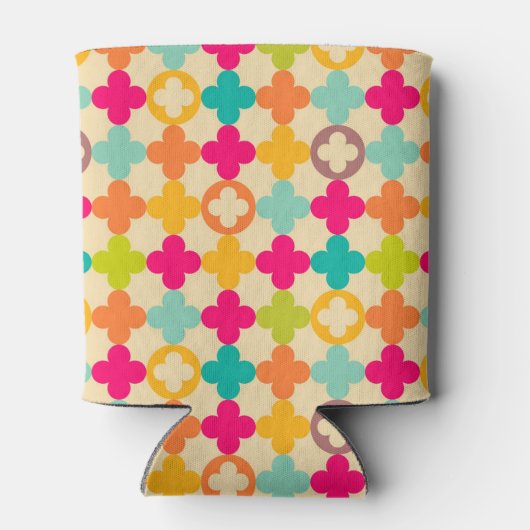  middeleeuws rosettenpatroon blikjeskoeler (Achterkant)