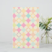 middeleeuws rosettenpatroon briefpapier (Staand voorkant)