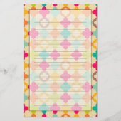  middeleeuws rosettenpatroon briefpapier (Voorkant)