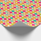  middeleeuws rosettenpatroon cadeaupapier (Hoek)