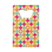 middeleeuws rosettenpatroon creditkaart flessenopener (Achterkant)