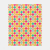  middeleeuws rosettenpatroon fleece deken (Voorkant)