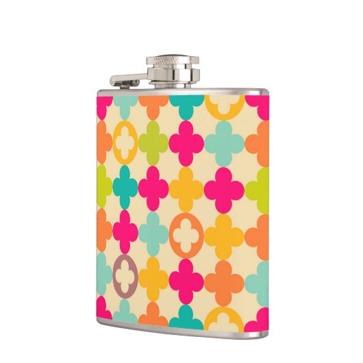  middeleeuws rosettenpatroon heupfles (Links)