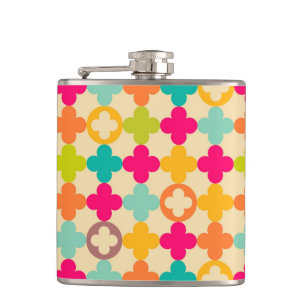  middeleeuws rosettenpatroon heupfles