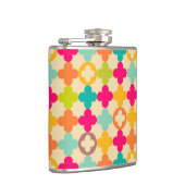  middeleeuws rosettenpatroon heupfles (Rechts)