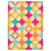  middeleeuws rosettenpatroon klembord (Achterkant)