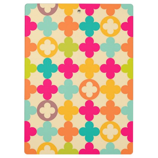  middeleeuws rosettenpatroon klembord (Achterkant)