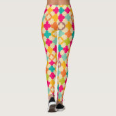 middeleeuws rosettenpatroon leggings (Achterkant)