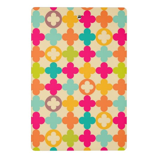 middeleeuws rosettenpatroon mini klembord (Achterkant)