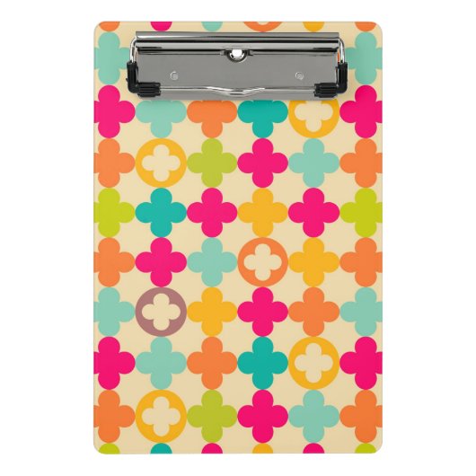  middeleeuws rosettenpatroon mini klembord (Voorkant)