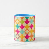  middeleeuws rosettenpatroon mok (Midden)