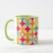 middeleeuws rosettenpatroon mok (Links)