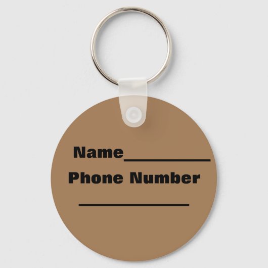 middeleeuws rottweiler Sleutelhanger (Achterkant)