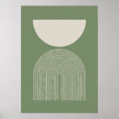 Middeleeuws salie minimaal art II Poster (Voorkant)