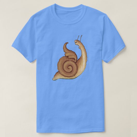 Middeleeuws "Screaming Snail" T-shirt (Design voorkant)