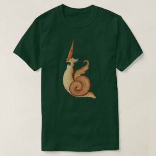 Middeleeuws "Screaming Snail" T-shirt
