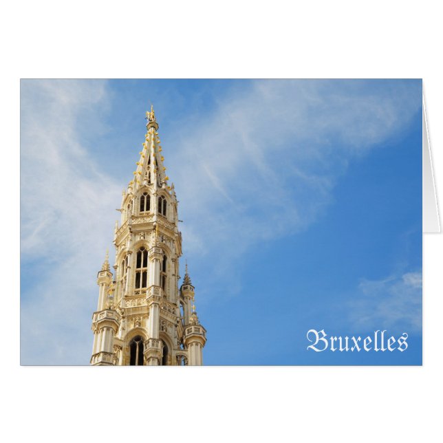 middeleeuws stadhuis in Brussel (Voorkant Horizontaal)