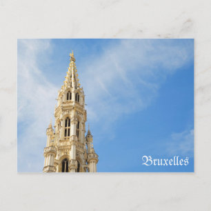 middeleeuws stadhuis in Brussel Briefkaart