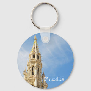 middeleeuws stadhuis in Brussel Sleutelhanger