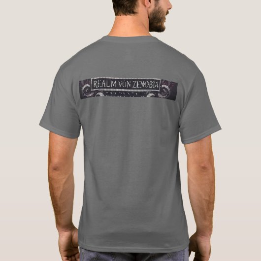 Middeleeuws T-shirt mannen (Achterkant)