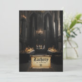 *~* Middeleeuws thema AP88 Kasteel Verjaardag Kaart (Staand voorkant)