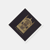 Middeleeuws thema Verjaardag Gothic Knight Black G Servet (Hoek)