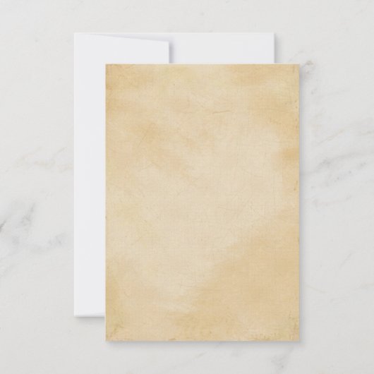 Middeleeuws Verlicht Manuscript Bruiloft RSVP antw (Achterkant)