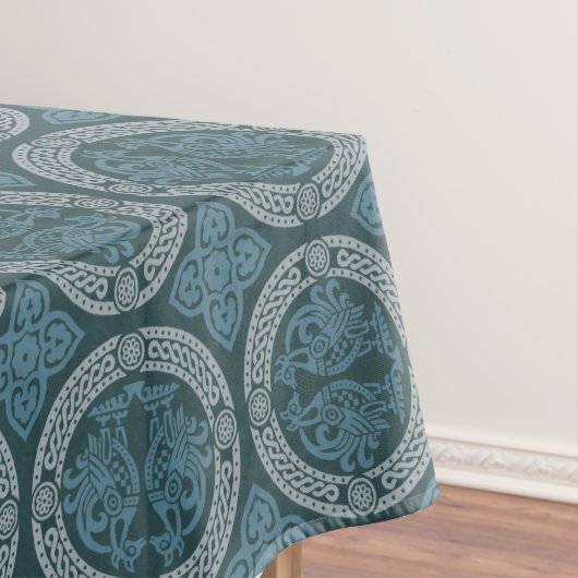 Middeleeuws vogeltafellaken tafelkleed (Voorbeeld)