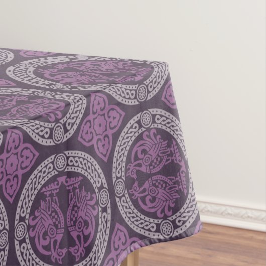 Middeleeuws vogeltafellaken tafelkleed (Voorbeeld)