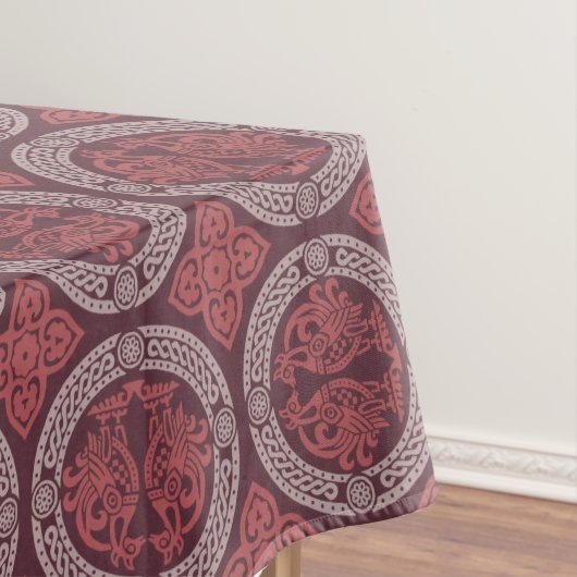 Middeleeuws vogeltafellaken tafelkleed (Voorbeeld)