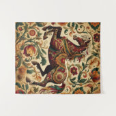 Middeleeuws wandtapijt stijl paard wandkleed (Voorkant (horizontaal))