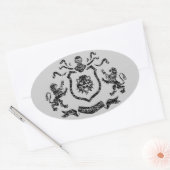Middeleeuws wapenschild - Sticker (Envelop)