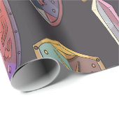 Middeleeuws zwaard en schild inpakpapier (Rol Hoek)