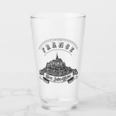 Middeleeuwse abdij Mont Saint Michel. Frankrijk. Glas (Voorkant)