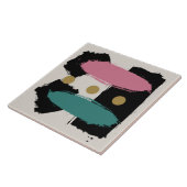 Middeleeuwse Abstracte "Dualiteit" Tegeltje (Zijkant)