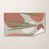 Middeleeuwse  Abstracte Planten & Rocks Bad Handdoek (Handdoek)