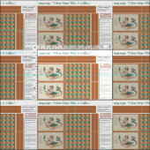 Middeleeuwse Alchemist DIY Mokkenmatje Stof (Delen)
