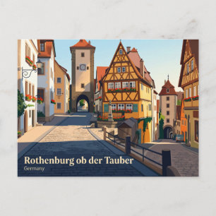 Middeleeuwse Altstad, Rothenburg ob der Tauber Briefkaart